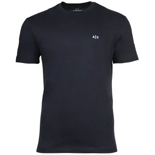 ARMANI EXCHANGE T-Shirt Herren T-Shirt 1er Pack Baumwolle T-SHIRT (Packung, 1er Pack) blau 2XL