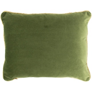 Kissen VELVET SAMT (BHT 45x35x10 cm) - grün