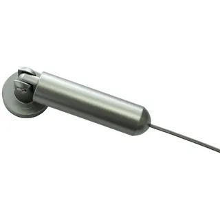 GARDINIA Seilspanngarnitur 1-läufig Ø 0 mm 500 cm Silber