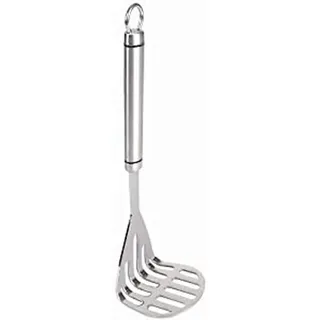 KitchenCraft Professioneller Kartoffelstampfer, Edelstahl, Silber, 7.5 x 7.7 x 26.3 cm, 1 Einheiten
