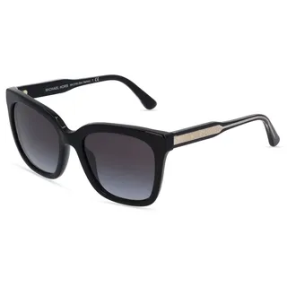 Michael Kors MK2163 SAN MARINO Damen-Sonnenbrille Vollrand Quadratisch Acetat-Gestell, schwarz