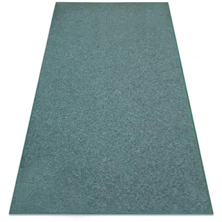 Einfarbiger empfindlich Teppich SUPERSTAR 470 für Zimmer, Wohnzimmer, Schlafzimmer, Teppichboden Auslegware, Verschiedene Größen, grün 300x350 cm