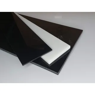 Platte aus POM, 500 x 100 x 25 mm schwarz Zuschnitt alt-intech®