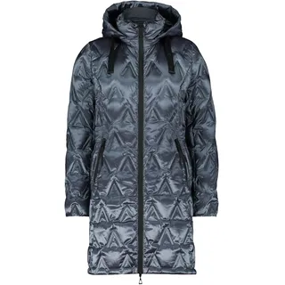 GIL BRET Damen Daunenmantel mit Kapuze 38, Blau - 38