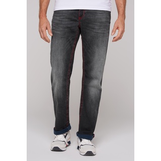 Comfort-fit-Jeans CAMP DAVID Gr. 31, Länge 30, grau (anthra used jogg) Herren Jeans mit zwei Leibhöhen