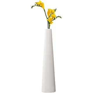 Kleine Keramik-Vase, hoch, konisch, schmaler Hals, einzelner Stiel, Blumenvasen, dekorative Blumenvase, Heimdekoration, Tafelaufsatz für Hochzeit, Büro, Esstisch, Dekoration (ohne Blumen)