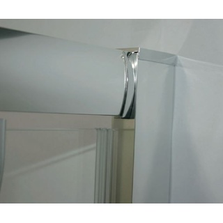 TrendLine Eckdusche Easy-6 Schiebetür 90 x 90 cm Klarglas chrom