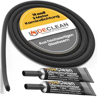 Dichtschnur für Kaminofen 14mm 3 Meter | Ofen Dichtschnur für Kamintür | Ofendichtschnur mit Kleber Hitzebeständig 1000°C Kamindichtung 14mm, Kaminofen, Kamin, Dichtband, Ofendichtung, Dichtungsband