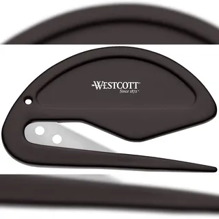 Westcott Brieföffner Kunststoff 8 cm Schwarz