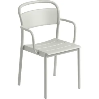 Muuto Armlehnstuhl Metall grau