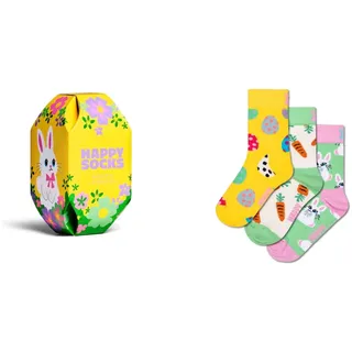 Happy Socks Ostersocken für Herren & Damen – Bunte Baumwollsocken Größe 36-40 & 41-46 - 2-3 Jahre