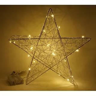 CBK-MS Adventsstern 30 cm silber
