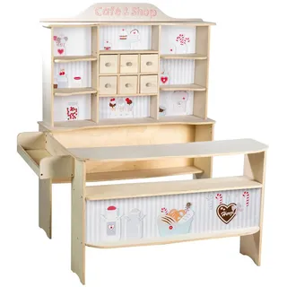 Roba Verkaufsstand, Natur, Holzwerkstoff, 107x120.5x95 cm, Spielzeug, Kinderspielzeug, Kaufladen & Zubehör