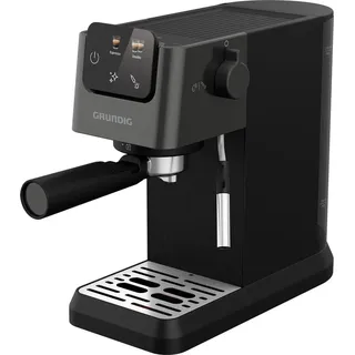 Grundig KSM 4330 schwarz mit Milchaufschäumer und abnehmbaren Wassertank