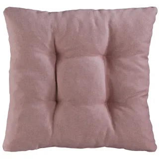 sleepling Stuhlkissen Sitzkissen, aus weichem Möbelstoff für hohen Sitzkomfort, 38 x 38 cm rosa