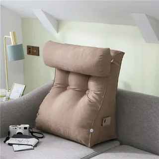 FEAW Lesekissen,Rückenkissen,Rückenstütze Fernsehkissen,Keilkissen,Bett,Couch,Fernsehen,​Rückenkissen,Anti-Rückfluss,Für Betten und Sofas geeignet