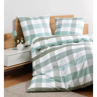 JANINE moments 98130 06 Salbei Mint 240 x 220 cm + 2 x 80 x 80 cm