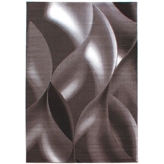 Novel Webteppich Plus, Braun, Textil, Abstraktes, rechteckig, 140x200 cm, Oeko-Tex® Standard 100, pflegeleicht, Teppiche & Böden, Teppiche, Moderne Teppiche