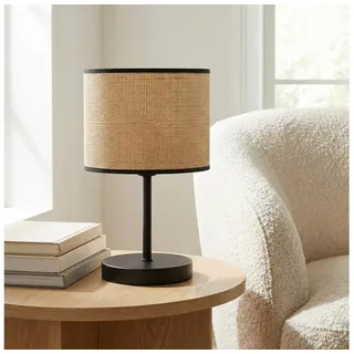 Tischlampe ECO 1xE27/15W/230V beige/Rattan - Beige