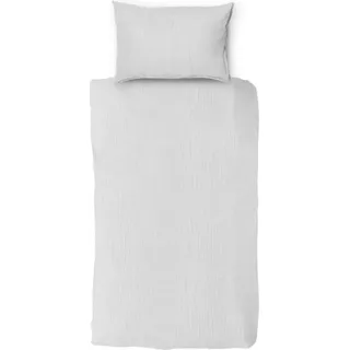 Town & Country Mousseline Bettbezug- 140 x 220 cm - Weiß - Weiß