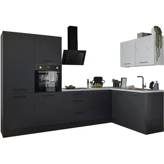 BASIC by Balculina Winkelküche L-Form 320 cm schwarz
