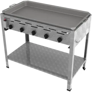 ChattenGlut Gasbräter 5-flammig 980 x 530 x 800 cm Edelstahl inkl. Pfanne