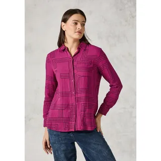 Cecil Damen B345028 Musselin-Bluse, Jewel Pink, XL EU - XL