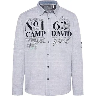 CAMP DAVID Langarmhemd 2XL