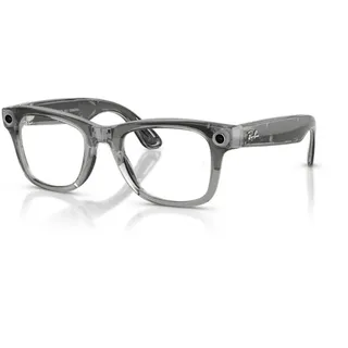 Brille Ray-Ban | META (Gen 2) Wayfarer Shiny Transparent Grey mit Transitions / 0RW4012 6840MF Limited Edition