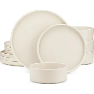 VANCASSO Tafelservice 12-tlg. Blau/Creme