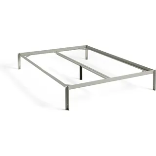 HAY Connect Bett 140 x 200 cm grau