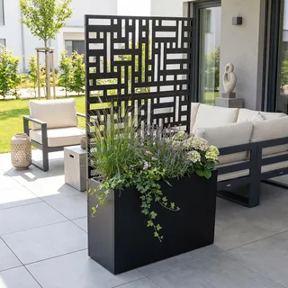 casa.pro Bernalda 83 x 146 x 31 cm Schwarz