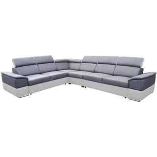 All4All Ecksofa mit Schlaffunktion Estrella - XXL Sofa mit Bettkasten - 334 cm x 264 cm - Schlafsofa - Wohnlandschaft L-Form - Groß - Gewebe - Farbe wählbar - Seite Rechts 19