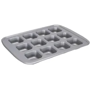 STÄDTER BACKFORM BROWNIE  SILBER 38,5 X 27,5 CM FÜR 12 STÜCK NEU OVP