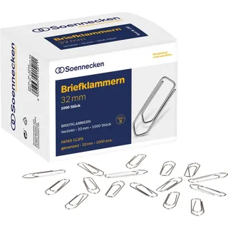 SOENNECKEN 1353 32mm verzinkt 1.000 St./Pack.