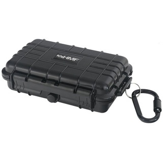 HMF Aufbewahrungsbox »Outdoor-Koffer klein ODK500«, Transportbox wasserdicht, 19 x 18,2 x 5,5 cm schwarz 19 cm x 5.5 cm x 18.2 cm