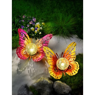 Solar-Schmetterlinge "Farfalla"  2Er-Set