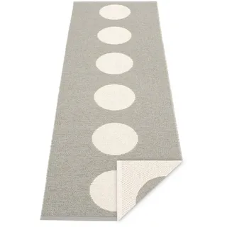 Pappelina - Vera Wendeteppich, 70 x 225 cm, warmgrey / vanilla