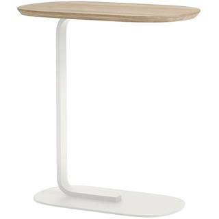 Muuto - Relate Side Table, H 60,5 cm, Eiche / off-white