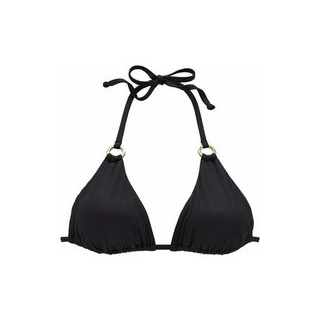 LASCANA Triangel-Bikini-Top Damen schwarz Gr.34 Cup C/D