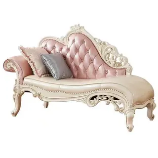 JVmoebel Chaiselongue JVMoebel Relaxsofa Kunstleder beige mit modernem Design, 1 Teile beige