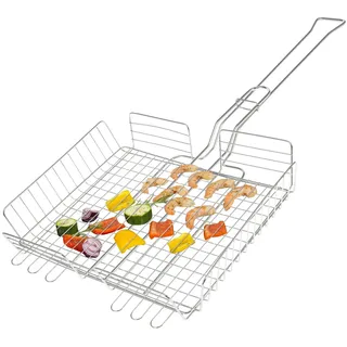 bremermann Grillkorb onesize Edelstahl silber