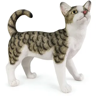 colourliving Tierfigur »Katze Murli«, lebensechte Katzenfigur für Garten & Wohnbereich (1 St), handbemalt, wetterfest, sehr realistisch beige|grau