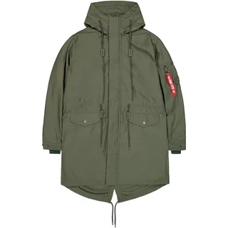 Alpha Industries Parka Studio M-51 Fishtail Backprint (2in1) - Alpha Industries Parka grün M (48/50)