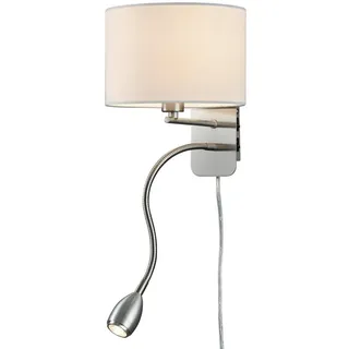 meineWunschleuchte Wandleuchte 23,5cm grau