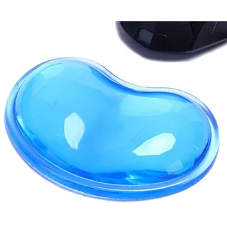 DUBENS Mauspad Silikon kühlen Handgelenk Maus-Pad reizender Kristall Gel Handballenauflage Anti-Rutsch-Mauspad, Gelee Silikon Mausunterlage Armbänder Hand Kissen Mäuse Pad (Blau)