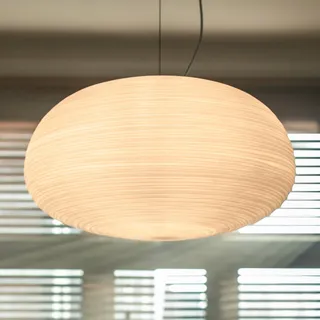 Foscarini Design Hängelampe Rituals 2, dimmbar, weiß / opal, für Wohn- / Esszimmer, Glas, Design, Pendelleuchte - 34 cm - 34 cm - 19 cm