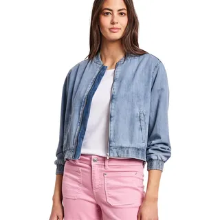 STREET ONE Blouson im Denim-Look mit Taschen Ultra Bleach Random washed 38 - 38