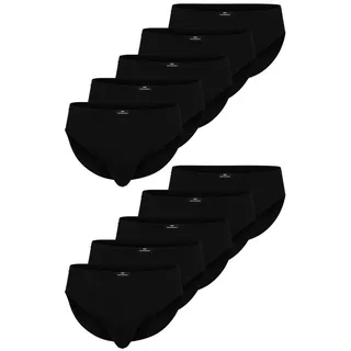 Götzburg Sport-Slip schwarz uni XL 10er Pack