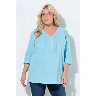 Ulla Popken Bubble-Tunika Blau 46/48